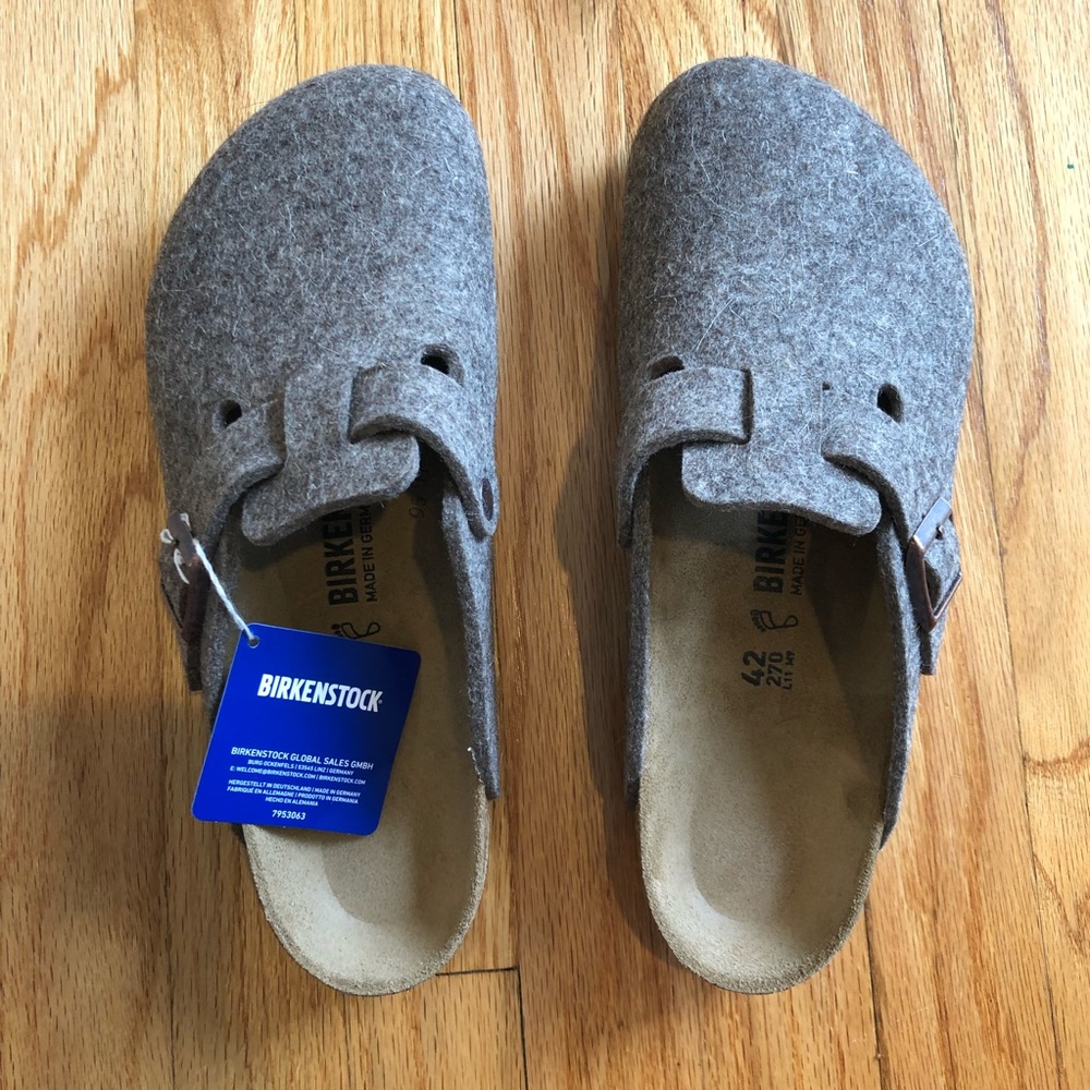 Birkenstock Boston Mules Brown